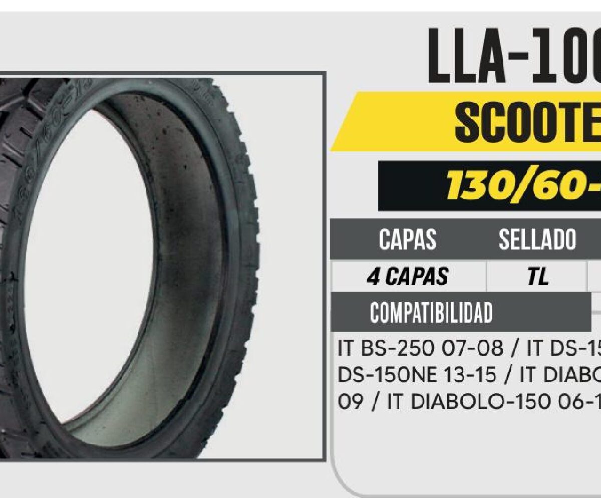 130/60-13 CST 4 CAPAS C6559 53J CALLE NO USA CAMARA (TL) TRASERA