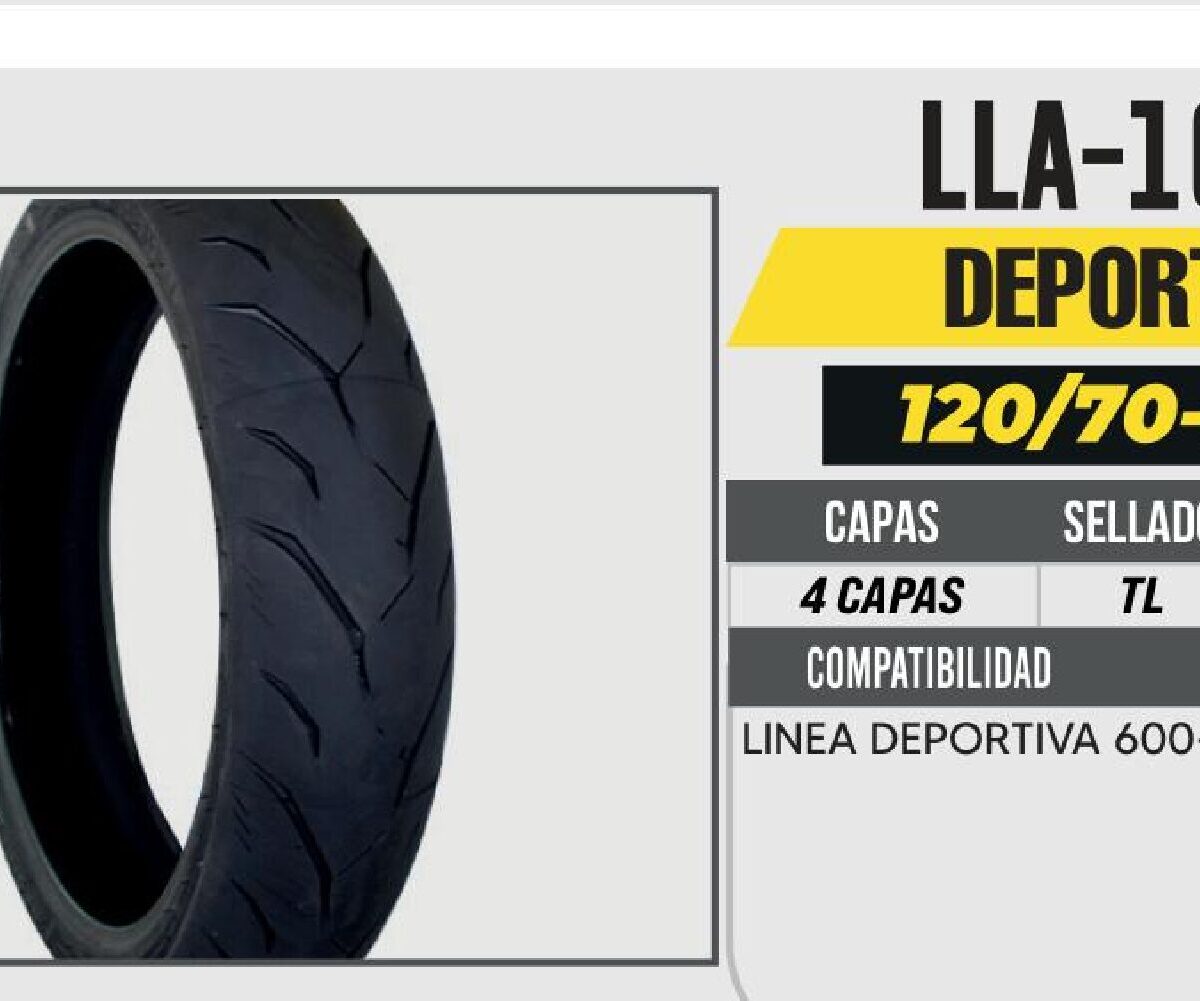 120/70-ZR17 CST 4 CAPAS CM-S1 CALLE NO USA CAMARA (TL) DELANTERA