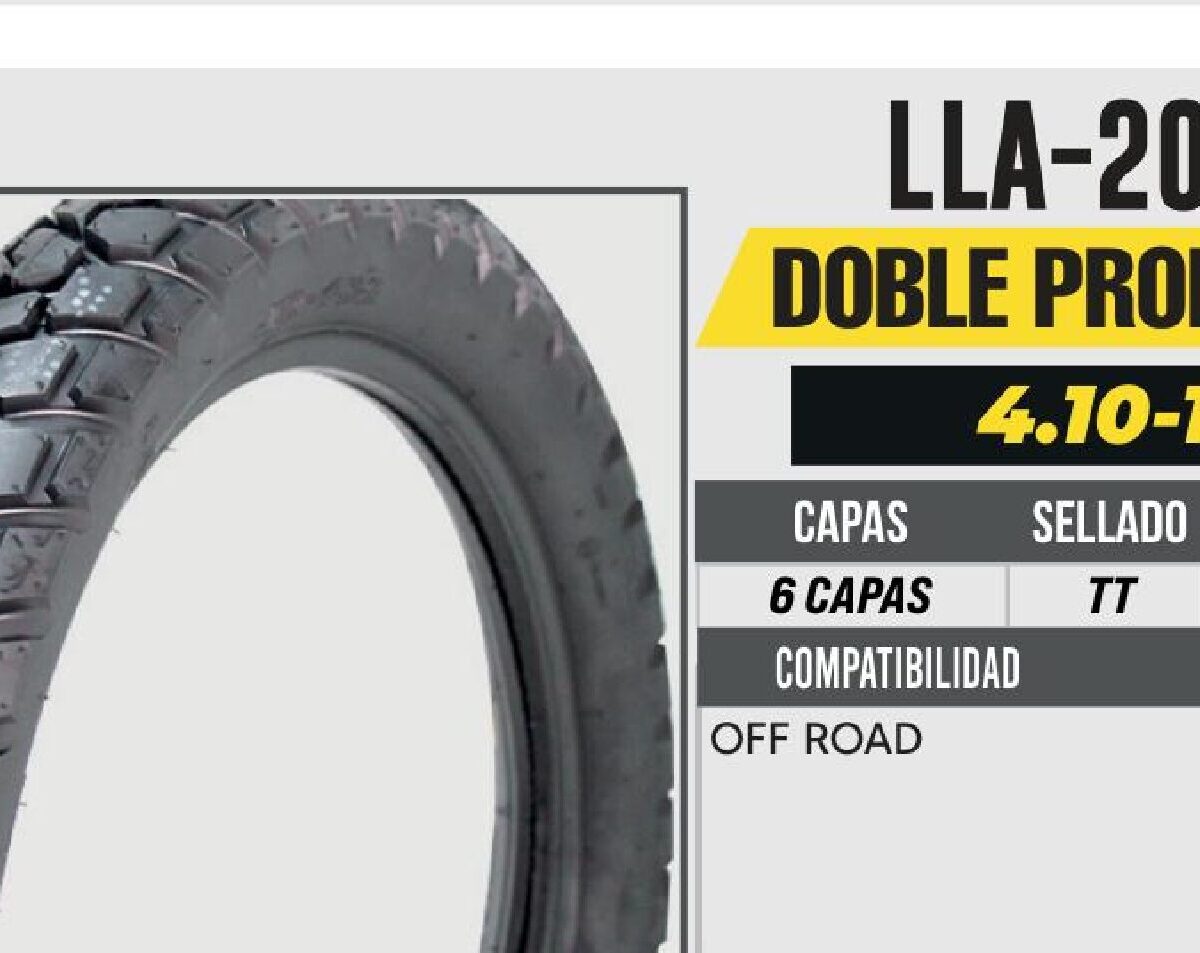 4.10-18 6 CAPAS A438 DOBLE PROPOSITO USA CAMARA (TT)