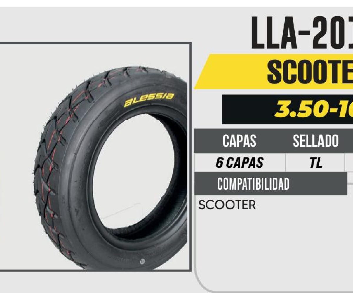 3.50-10 6 CAPAS A334 DOBLE PROPOSITO NO USA CAMARA (TL)