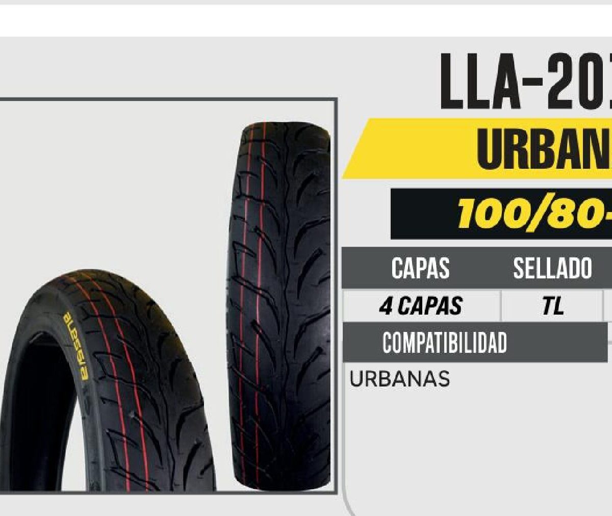 100/80-17 4 CAPAS P99 CALLE NO USA CAMARA (TL)
