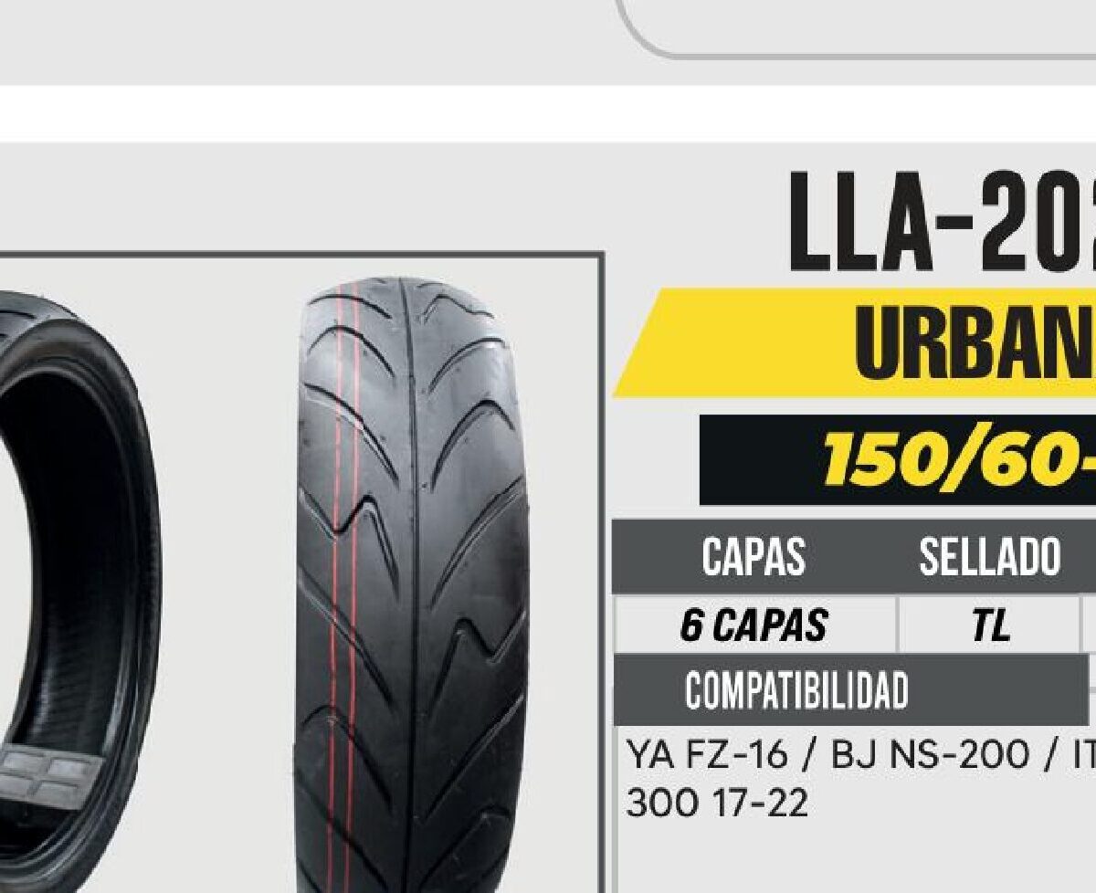150/60-17 6 CAPAS USA CAMARA (TT)