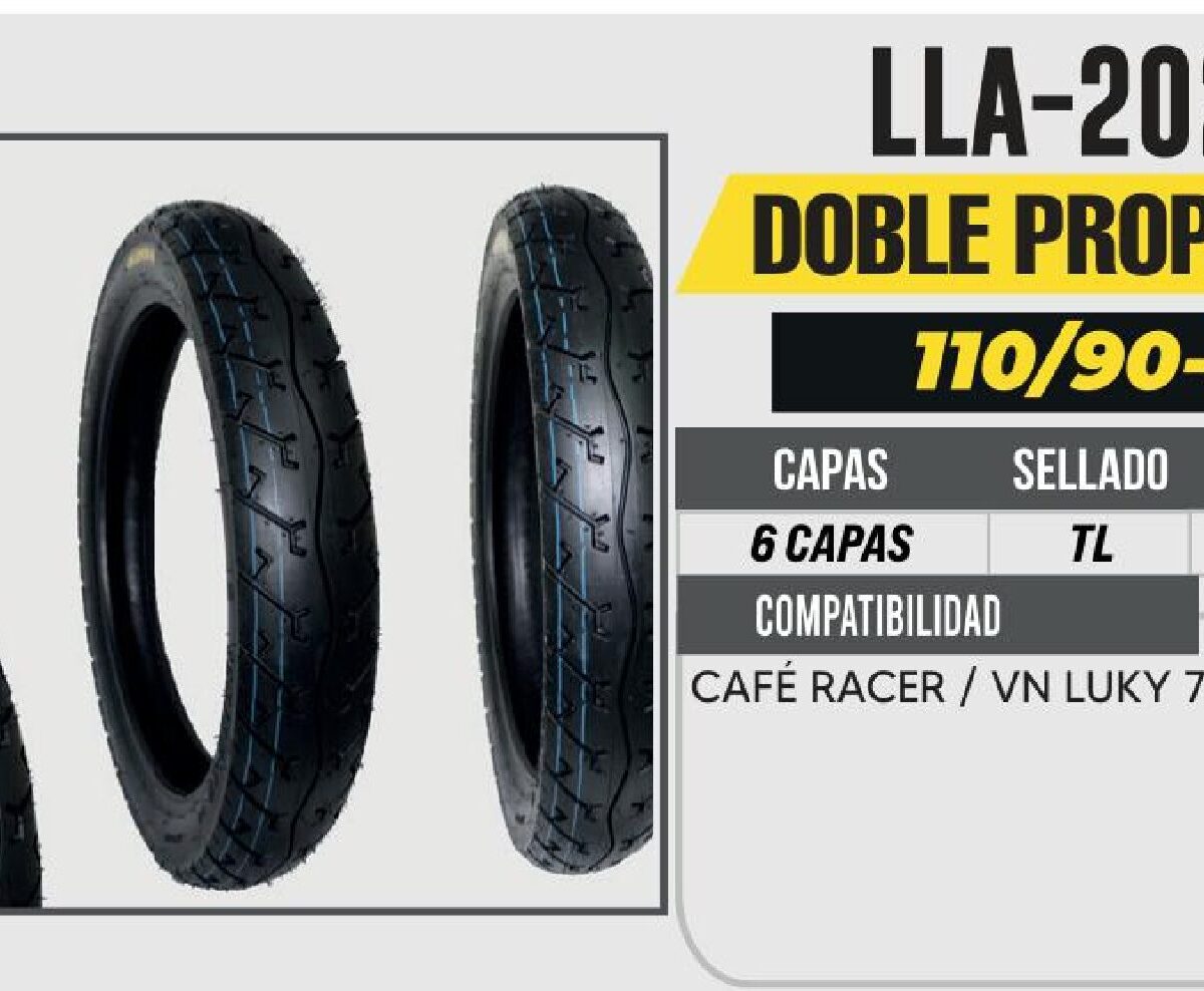 110/90-19 6 CAPAS 230 CALLE NO USA CAMARA
