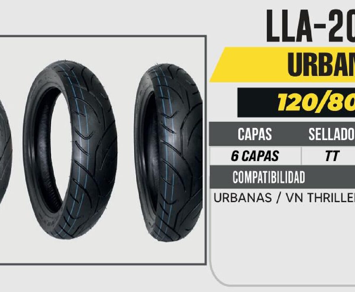120/80-17 6 CAPAS 256 CALLE USA CAMARA