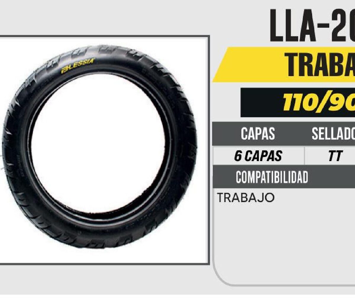 110/90-17 6 CAPAS P705 TRABAJO USA CAMARA (TT)
