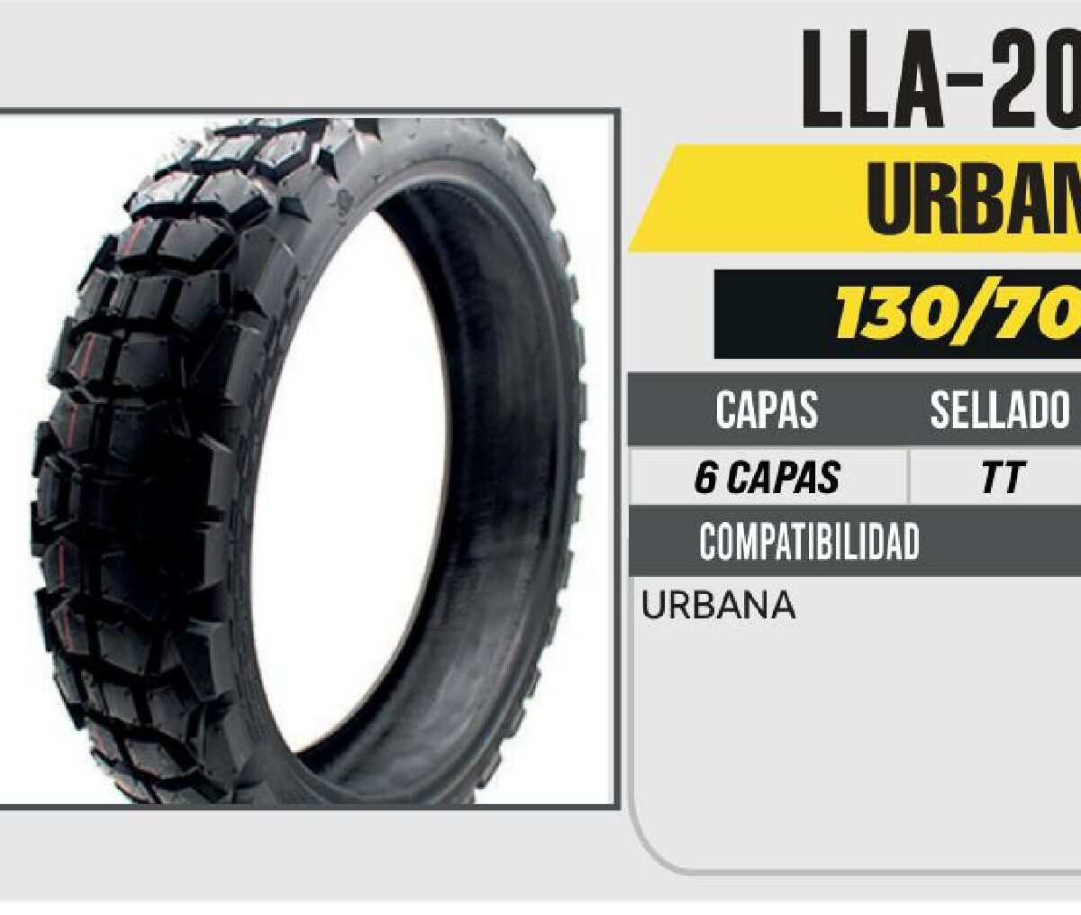 130/70-18 6 CAPAS P443 CAFÉ RACER USA CAMARA (TT)