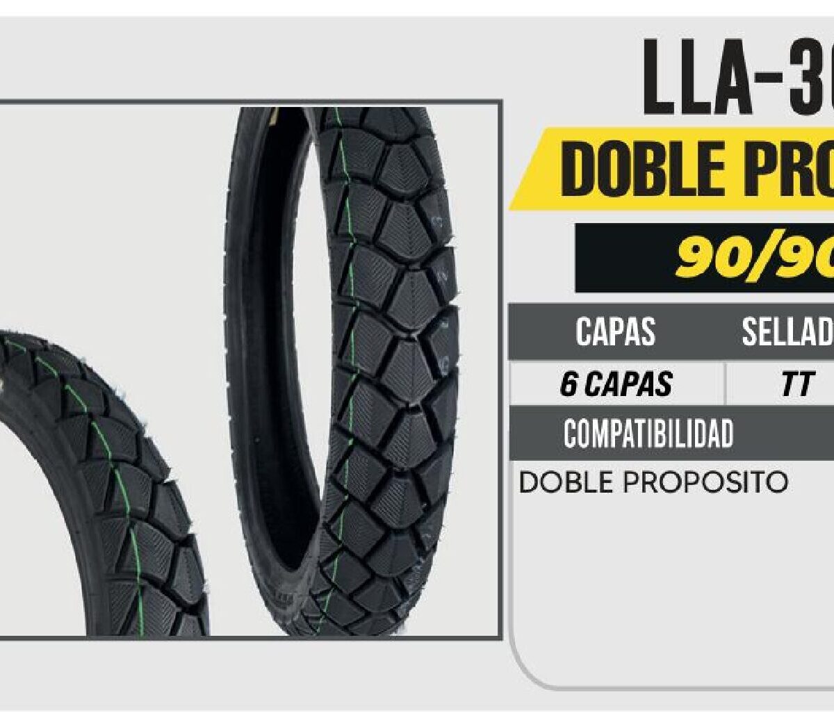 90/90-18 6 CAPAS P272A DOBLE PROPOSITO USA CAMARA (TT)