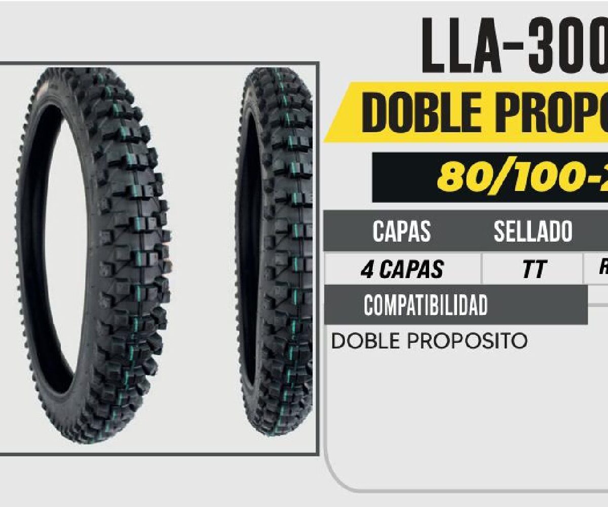 80/100-21 4 CAPAS P153 DOBLE PROPOSITO USA CAMARA (TT)