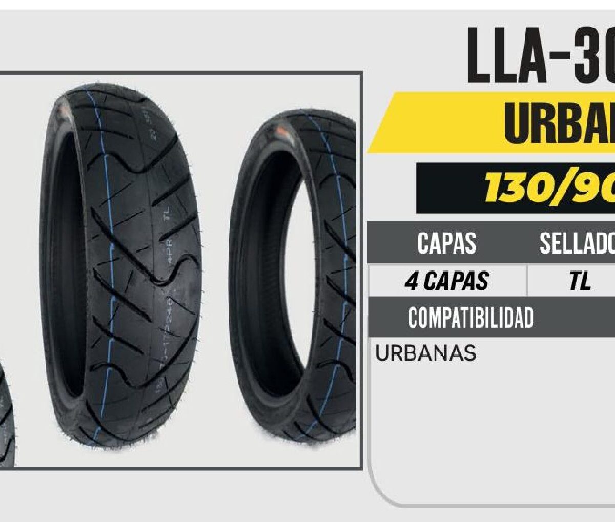 130/70-17 4 CAPAS P246 URBANA NO USA CAMARA (TL)