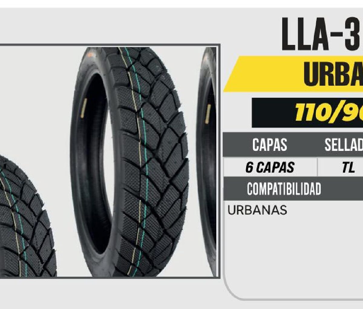 110/90-17 6 CAPAS CY277A URBANA NO USA CAMARA (TL)