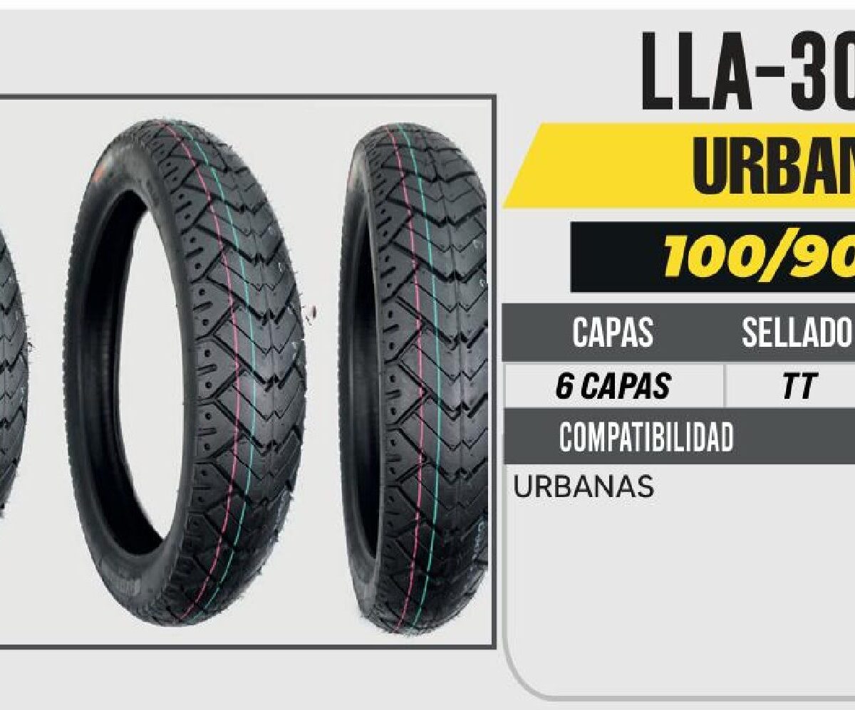100/90-18 6 CAPAS P69 URBANA USA CAMARA (TT)