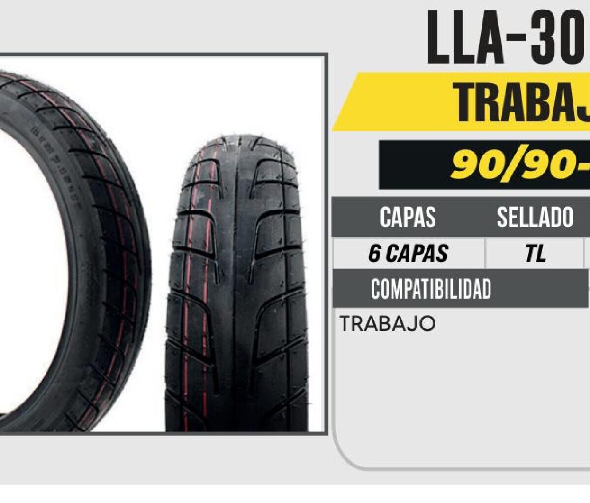 90/90-17 ALESSIA P222 CALLE 6PR NO USA CAMARA (TL) TRASERA