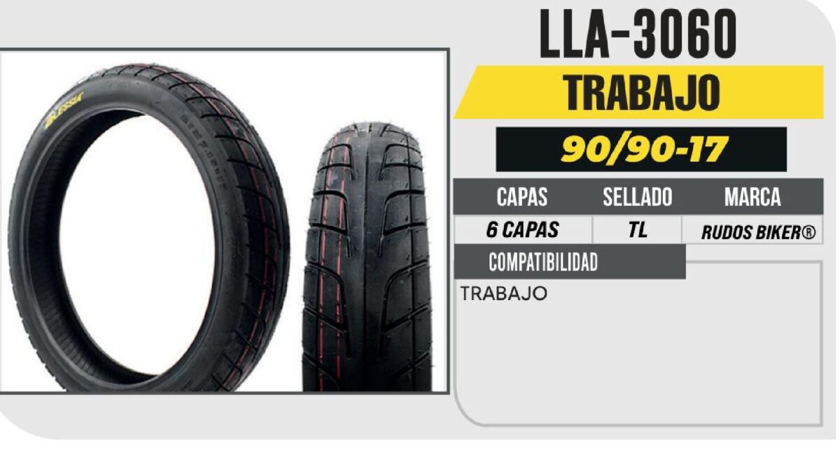 90/90-17 ALESSIA P222 CALLE 6PR NO USA CAMARA (TL) TRASERA